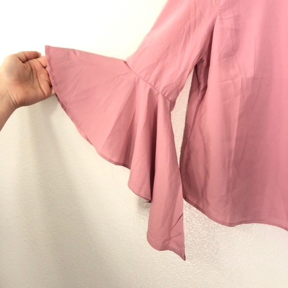 NWT Flare Sleeve Pink Kontrol Top - Picture 2 of 6